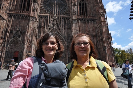 12 Erynn and Carolyn Strasbourg Cathedral